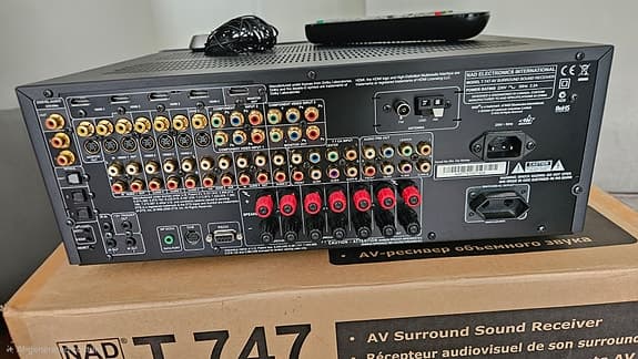 NAD T 747 Hemmabioreceiver
