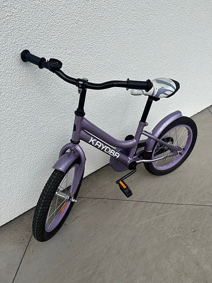 Lila Barncykel 16”