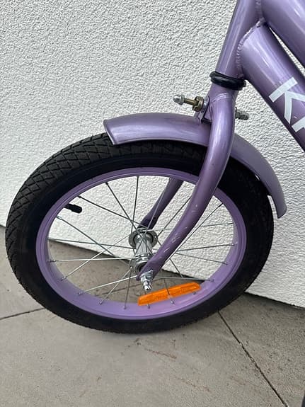 Lila Barncykel 16”