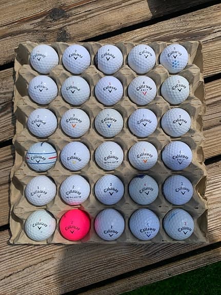 30st Callaway blandade golfbollar