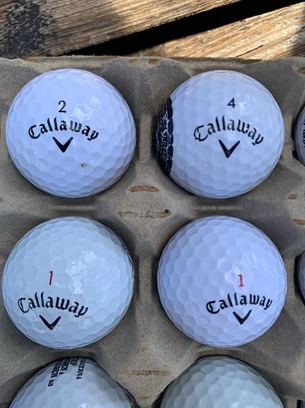 30st Callaway blandade golfbollar
