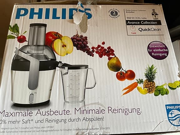 Philips  juicepress råsaft centrifug avance collection