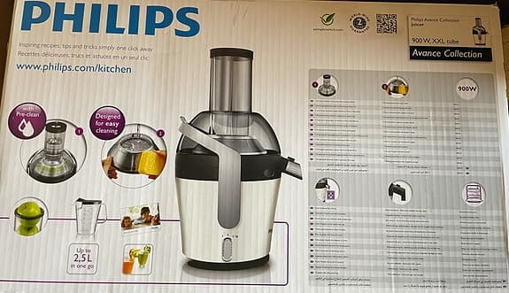 Philips  juicepress råsaft centrifug avance collection