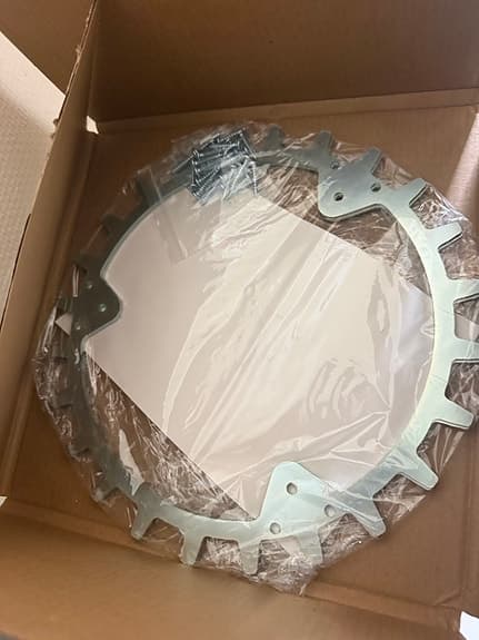 Extra metallhjul till robotgräsklippare