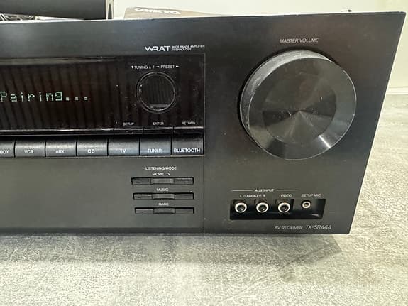 Onkyo TX-SR444 7.1 AV-Receiver Bluetooth, Dolby Atmos + Fjärrkontroll