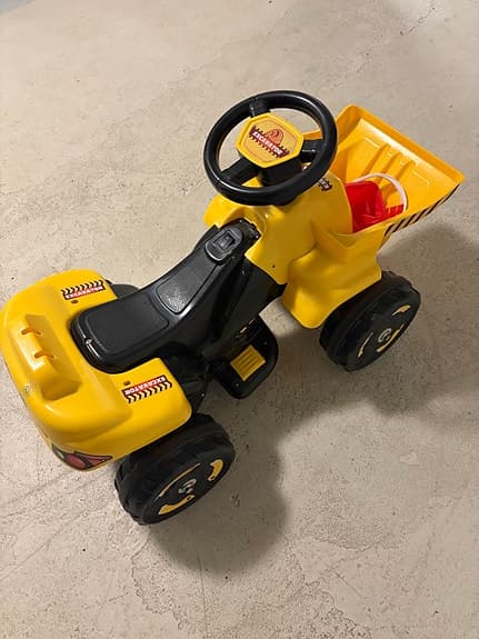 Laddbar grävmaskin för barn