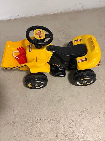 Laddbar grävmaskin för barn