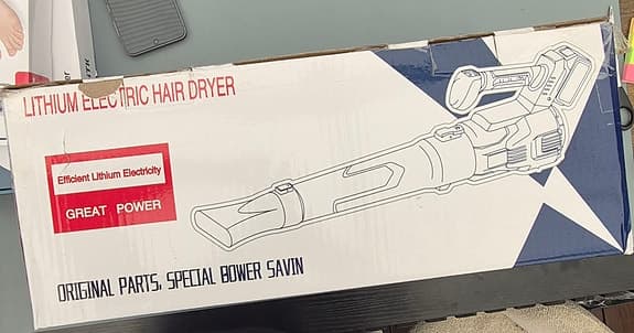 FUG-0184 lövblås batteridriven 24V grön