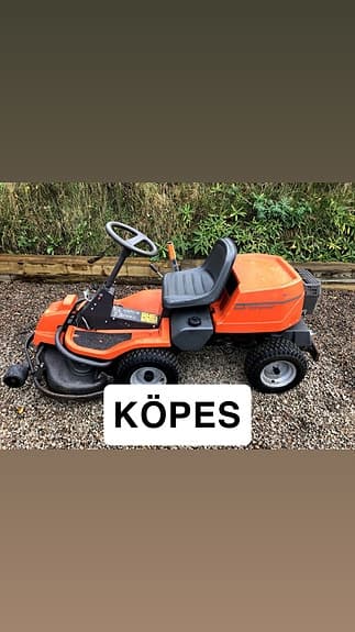 Husqvarna rider åkgräsklippare även defekt köpes