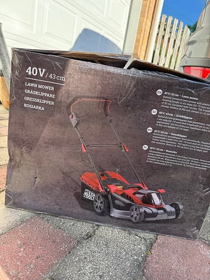 Gräsklippare 43cm batteri