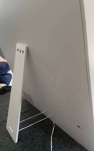 IKEA sminkspegel med belysning vit