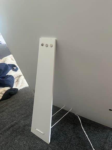 IKEA sminkspegel med belysning vit