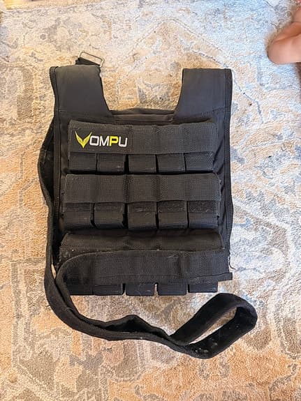 OMPU Viktväst 30 kg – Justerbar träningsväst i fint skick
