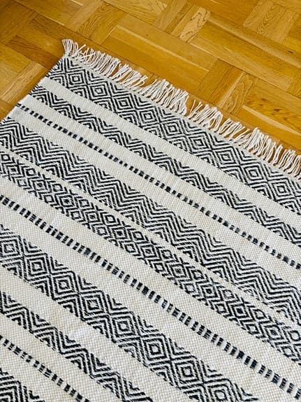 Ute-matta 220x165 cm, fint skick!