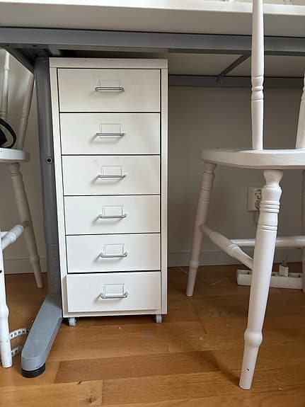 Skirvbords förvaring