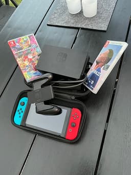 Nintendo Switch konsol med spel