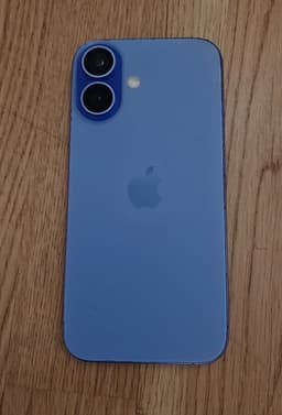 iPhone 16 128GB blå