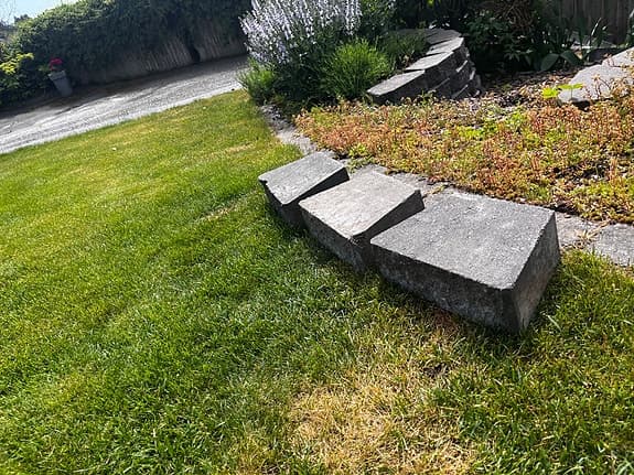 Haga mini Betongsten / trappsten grå till trädgård