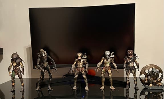 NECA Predator samlarfigurer – 5 st actionfigurer