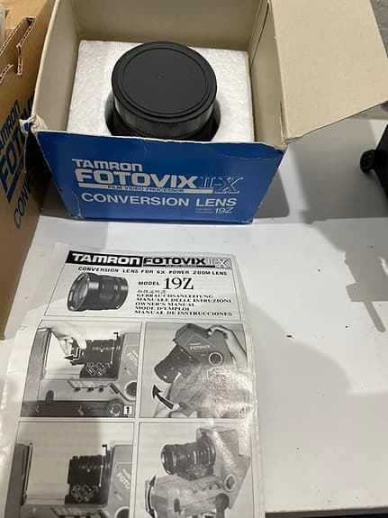 TAMRON FOTOVIX + 2 objektiv 19Z och 22Z II-X