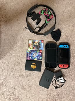 Nintendo Switch konsol neon röd/blå