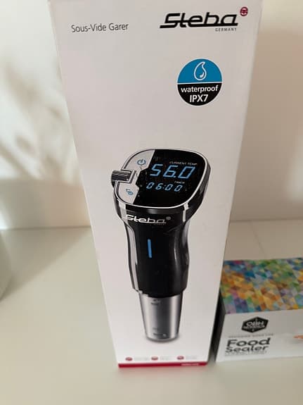 Steba sous vide+ OBH Nordica vakuumförpackare med tillbehör