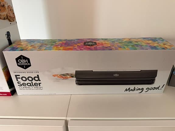 Steba sous vide+ OBH Nordica vakuumförpackare med tillbehör