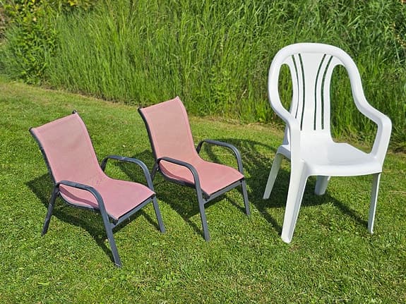 2st trädgårdsstolar barnmodell