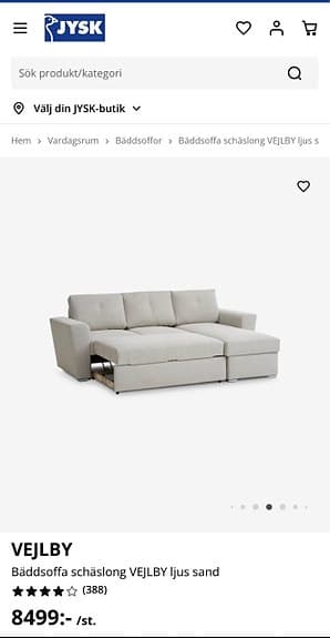 Soffa Jysk