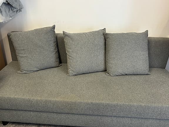 IKEA grå soffa 3-sits, Älvdalen