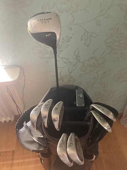 Höger golfset med vagnbag herr