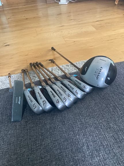 Höger golfset med vagnbag herr
