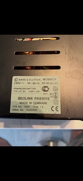 Bang & Olufsen Beolink Passive förstärkarmodul