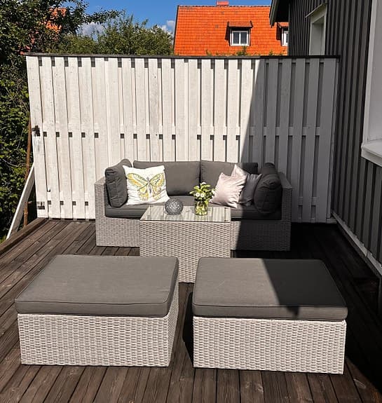 Fint loungeset i konstrotting!