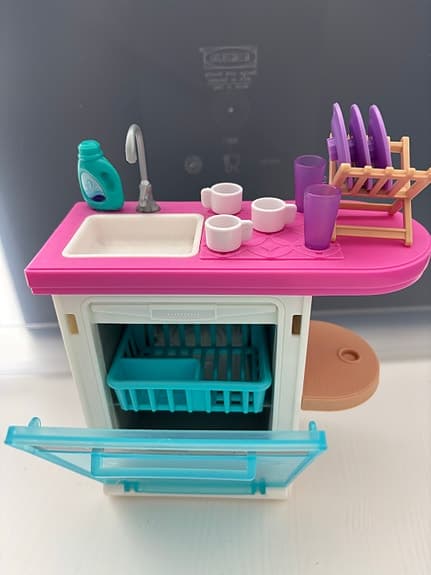 Barbie cafélekset med docka och kaffebar