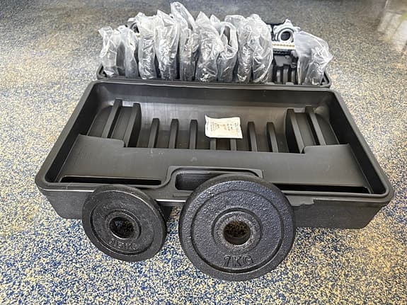 Dumbbell Set 13,6 kg med skivstång och vikter