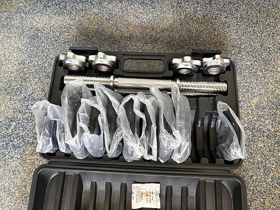 Dumbbell Set 13,6 kg med skivstång och vikter