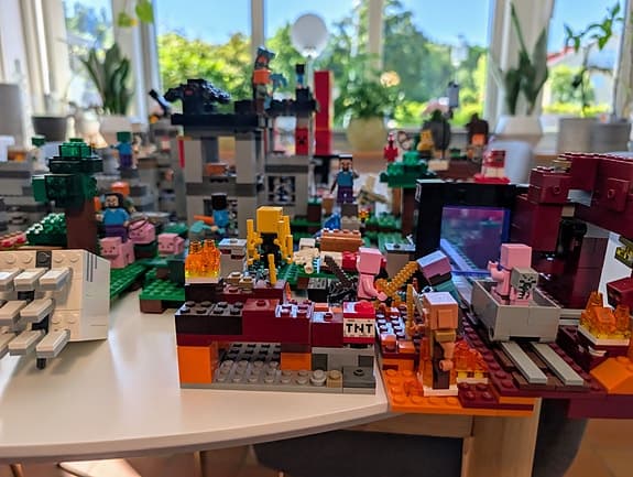 LEGO Minecraft - stor samling