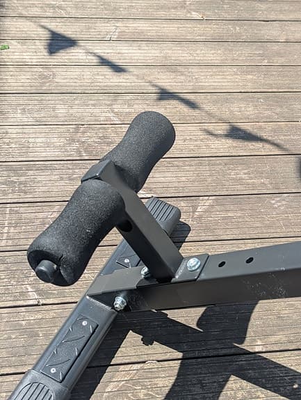 Rygglyftsbänk / hyperextension vikbar bänk svart
