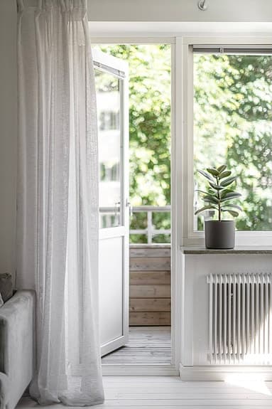 Ljusgrå gardiner 140 × 250 cm – 2-pack
