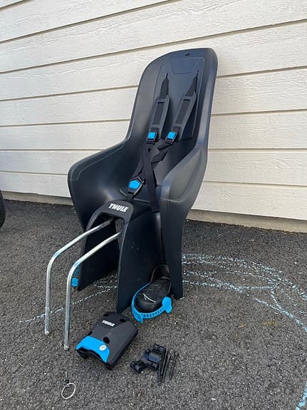 Thule cykelsits barn svart/blå