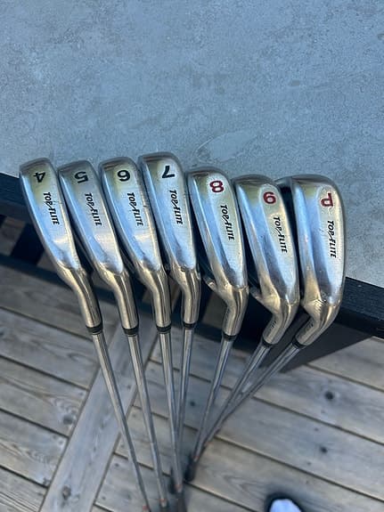 Top-Flite X2 järnset golfklubbor 4–9 + P