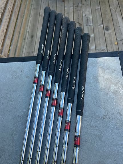 Top-Flite X2 järnset golfklubbor 4–9 + P