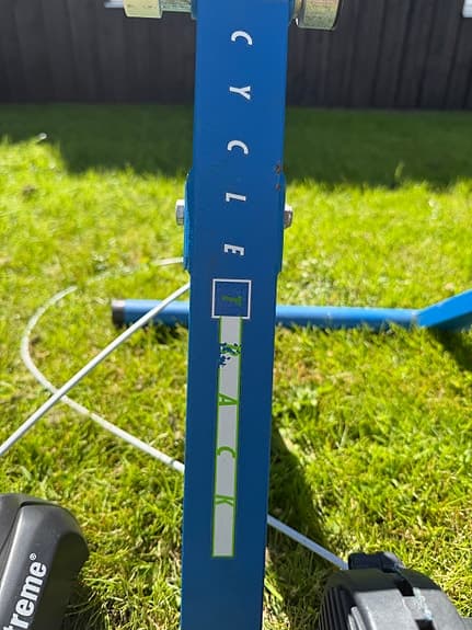 Tacx cykeltrainer blå i fint skick