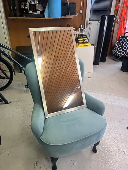 IKEA spegel med metallram