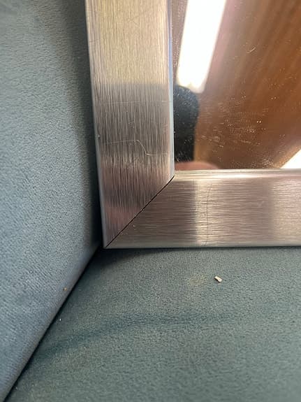 IKEA spegel med metallram