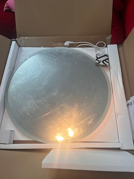 Hafa Rund badrumsspegel LED 70 cm