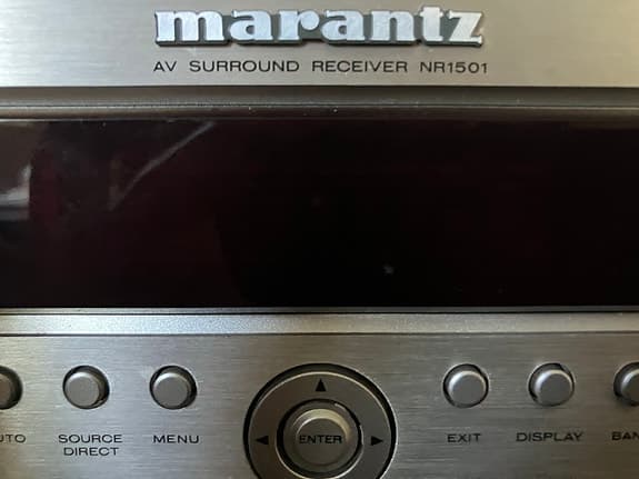 Marantz NR1501 AV surround receiver silver