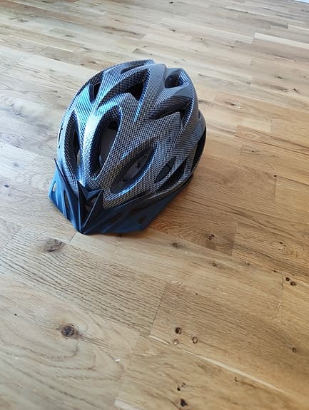 Cykelhjälm unisex, grå - nästan oanvänt