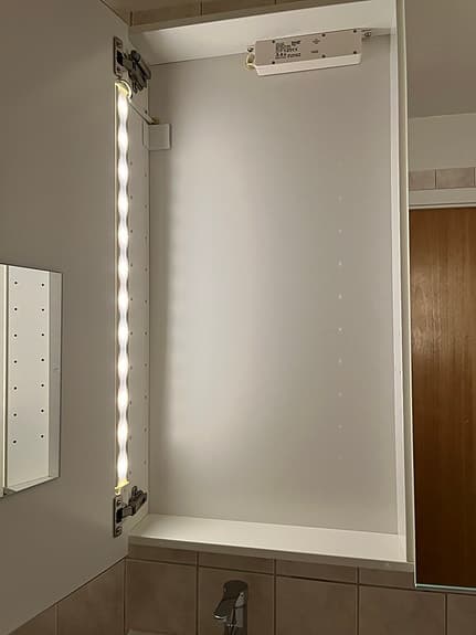 Badrumsspegel med belysning- IKEA